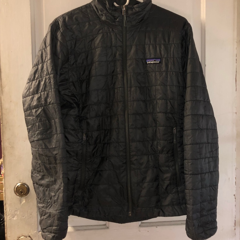 Patagonia Nano Puff Jacket Mens Small Dark Gray